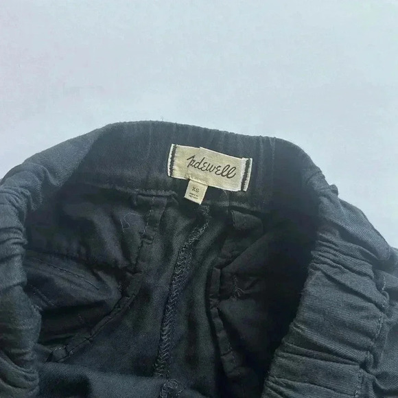 Madewell Womens Shorts xs Black Pockets Cotton Viscose Lounge Casual Vietnam - Picture 4 of 6